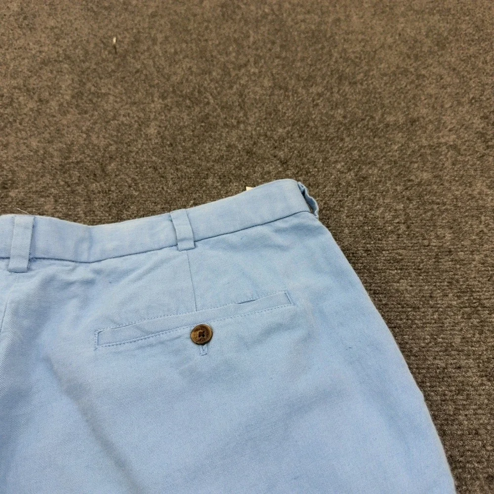 Brooks Brothers Pants Mens 40 Blue Irish Linen Cotton Clark Fit Chino Classic